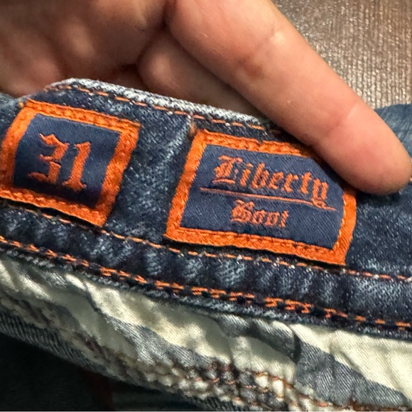 Rock Revival Liberty Boot Cut Stylish Blue Women's Jeans Y2K Vintage 31 EUC - Picture 9 of 14